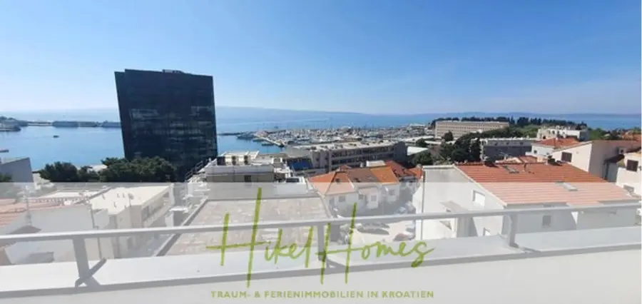 Charmantes 1-Zimmer-Appartement mit Meerblick im Herzen von Split mit Dachterrasse - Bild...