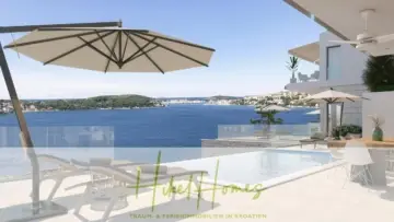 Bild... - Luxus Villa Sunce / gegenüber Marina Frapa / Meerblick + direkter Meerzugang, Pool, mit 391m² WFL