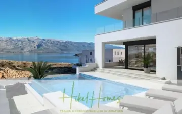 Nahe Zadar - Luxus-Villa in 2. Reihe zum Meer mit 4 SZ, Pool, Sauna, Fitness & Jacuzzi - Bild...